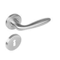 Intersteel Deurkruk Jupiter op rozet met sleutelrozetten - RVS - thumbnail