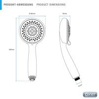 Cornat Doucheset Reina 5S Chroom - TECB3435 - thumbnail