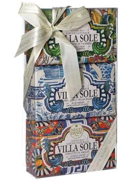 Nesti Dante geschenkset zeep villa sole 3x250gr. - thumbnail