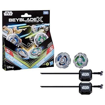 Beyblade X and Star Wars Collab Obi-Wan Kenobi 4-60P vs. General Grievous 3-80HN