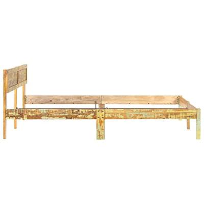 Bedframe massief gerecycled hout 200x200 cm