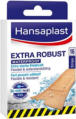 Hansaplast 1556528 Hansaplast Extra Robust pleisterstrips (l x b) 7.6 cm x 2.6 cm 16 stuk(s)