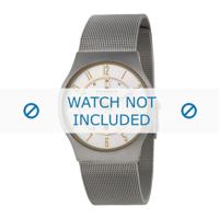 Skagen horlogeband 233XLSGS / 233XLSS / 233XLSSB / 233XLSSD / 233XLSSM / 233XLSSB Staal Zilver 22mm - thumbnail