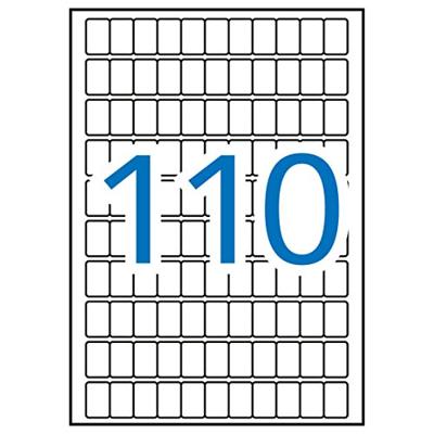 Apli witte etiketten Print & Write ft 12 x 18 mm (b x h), 1.650 stuks, 110 per blad (1860)