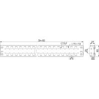 Schneider Electric NSYSUCR6560 NSYSUCR6560 (b x h) 65 mm x 600 mm Staal 1 stuk(s) - thumbnail