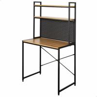 Bureau met planken Max Home Staal Melamine spaanderplaat 84 x 148 x 50 cm - thumbnail