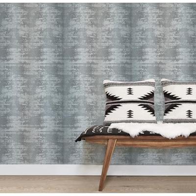 Galerie Bazaar Behang met grafische ruiten en verticale fijne blokjes - G78288