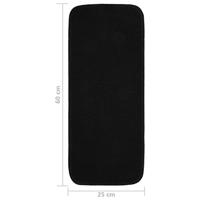 Trapmatten 15 st anti-slip rechthoekig 60x25 cm zwart - thumbnail