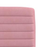 Eetkamerstoelen 2 st fluweel roze - thumbnail