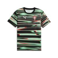 PUMA Portugal Pre-Match Trainingsshirt 2025-2026 Zwart Groen Rood Wit - thumbnail