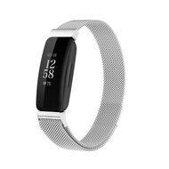 Fitbit Inspire 2 & Ace 3 Milanese bandje - Maat: Large - Zilver - thumbnail