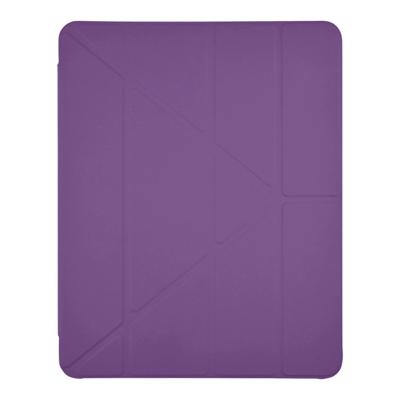 Pomologic BookFold pencil hoesje iPad Pro 11" (M4/M5) - Clear/Purple Pomologic BookFold pencil hoesje iPad Pro 11" (M4/M5) - Clear/Purple