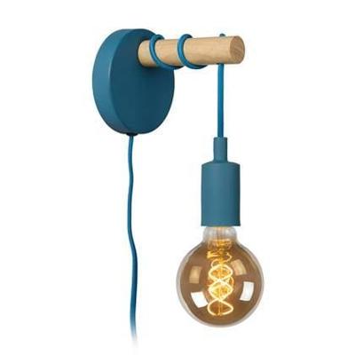Lucide POLA - Wandlamp Kinderkamer - 1xE27 - Blauw