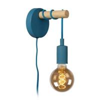 Lucide POLA - Wandlamp Kinderkamer - 1xE27 - Blauw - thumbnail