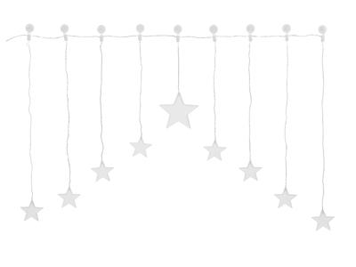 LIVARNO home LED-lichtgordijn (Sterren warmwit)