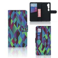 Xiaomi Mi Note 10 Pro | Book Case | Abstract Green Blue - thumbnail