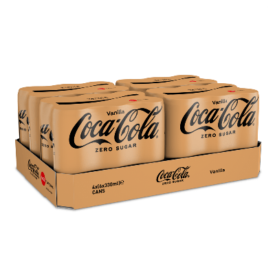 Coca-Cola zero vanilla blik (24x 25cl)
