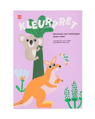 HEMA Kleurboek 19x27cm wiebelogen Australië