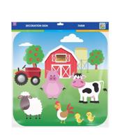 Decoratiebord Boerderij (50x50cm) - thumbnail