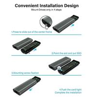 Externe Doos Ewent EW7025 Zwart Grijs - thumbnail