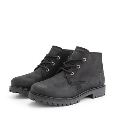 Travelin' Men - Lace-up boot casual - Zwart - Maat 42 Travelin' Men - Lace-up boot casual - Zwart - Maat 42