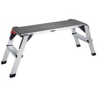 Vigor V4638 Aluminium Ladderplatform Inklapbaar Zilver, Zwart 7.2 kg - thumbnail