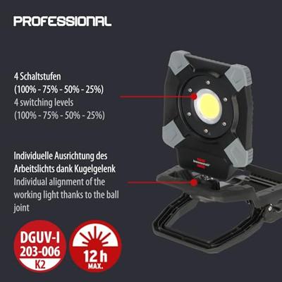 Brennenstuhl Professional LED hybride schijnwerper | CL 5050 MBAH | 6800lm | IP65 - 1173070030
