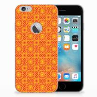 Apple iPhone 6 Plus | 6s Plus | TPU bumper | Batik Oranje - thumbnail