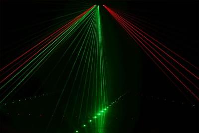 Algam Lighting Spectrum Six RGB laser met 6 bundels 260mw Algam Lighting Spectrum Six RGB laser met 6 bundels 260mw