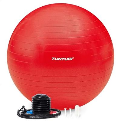 Tunturi gymbal l fitnessbal incl pomp l 75cm l rood Tunturi gymbal l fitnessbal incl pomp l 75cm l rood