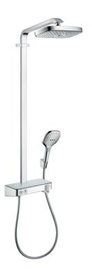 Hansgrohe Raindance Select E Showerpipe 300 2jet met ShowerTablet Select 300, wit/chroom