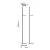 Brilliant RVS staande lampChorus - 43685/82 - thumbnail