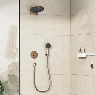 Hansgrohe DuoTurn S kraan inbouw voor 2 functies, Brushed Bronze Hansgrohe DuoTurn S kraan inbouw voor 2 functies, Brushed Bronze
