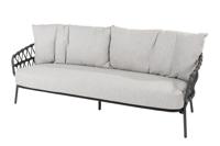 4SO Calpi 3-zits lounge bank incl. 3 kussens - thumbnail