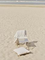 Marc O'Polo Fine Stripe plaid Dark sand 150x200 - thumbnail