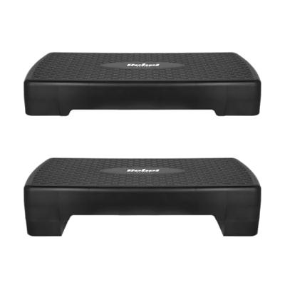 REBEL ACTIVE Fitness Step 2 Niveaus Zwart