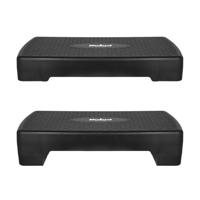 REBEL ACTIVE Fitness Step 2 Niveaus Zwart - thumbnail