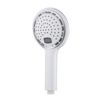 POLARIS LED-handdouche met temperatuurweergave, wit-chroom antikalk nozzles handdouche met LED lichten en digitale temperatuurweergave douchekop: Ø ca. 12 cm Kleurwisseling - 3 kleuren en in 3 - thumbnail