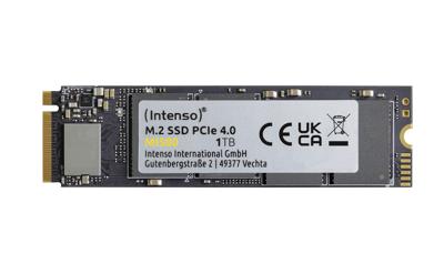 Intenso 1 TB NVMe/PCIe M.2 SSD 2280 harde schijf PCIe NVMe 4.0 x4 Retail 3836460