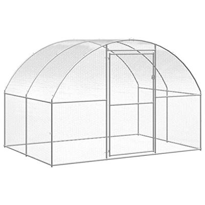 Kippenren 3x20x2 m gegalvaniseerd staal