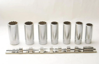 Facom set 7 korte en lange doppen 3/8' op rail - metrische maten - JL.41E - thumbnail