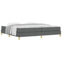 Boxspring bed Taupe, Bruin 200 x 200 cm Stof, Engineered Hout - thumbnail