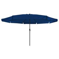 Tuinparasol Blauw en Zwart 395 x 395 x 245 cm - thumbnail
