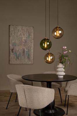 Lucide MONSARAZ - Hanglamp - Ø 35 cm - 3xE27 - Groen Lucide MONSARAZ - Hanglamp - Ø 35 cm - 3xE27 - Groen