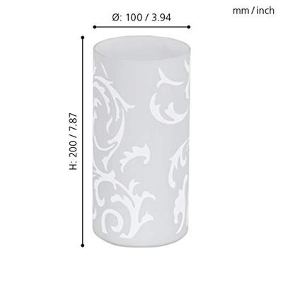 Eglo TafellampGeo 20cm structuur wit - 91242