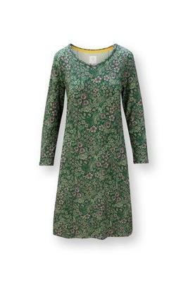Pip Studio Pip Studio Danai Long Sleeve Nightdress Daisy Dreams Green M
