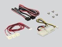 DeLOCK 62714 snelheidsregelaar voor ventilator 3 kanalen Zwart - thumbnail