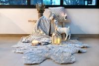 Tapijt DKD Home Decor Grijs (160 x 150 x 2 cm) - thumbnail