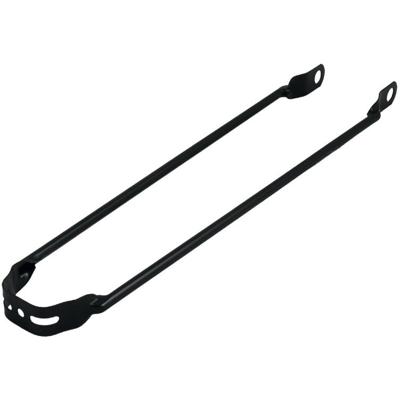 spatbordstang 28 mat zwart