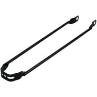 spatbordstang 28 mat zwart - thumbnail